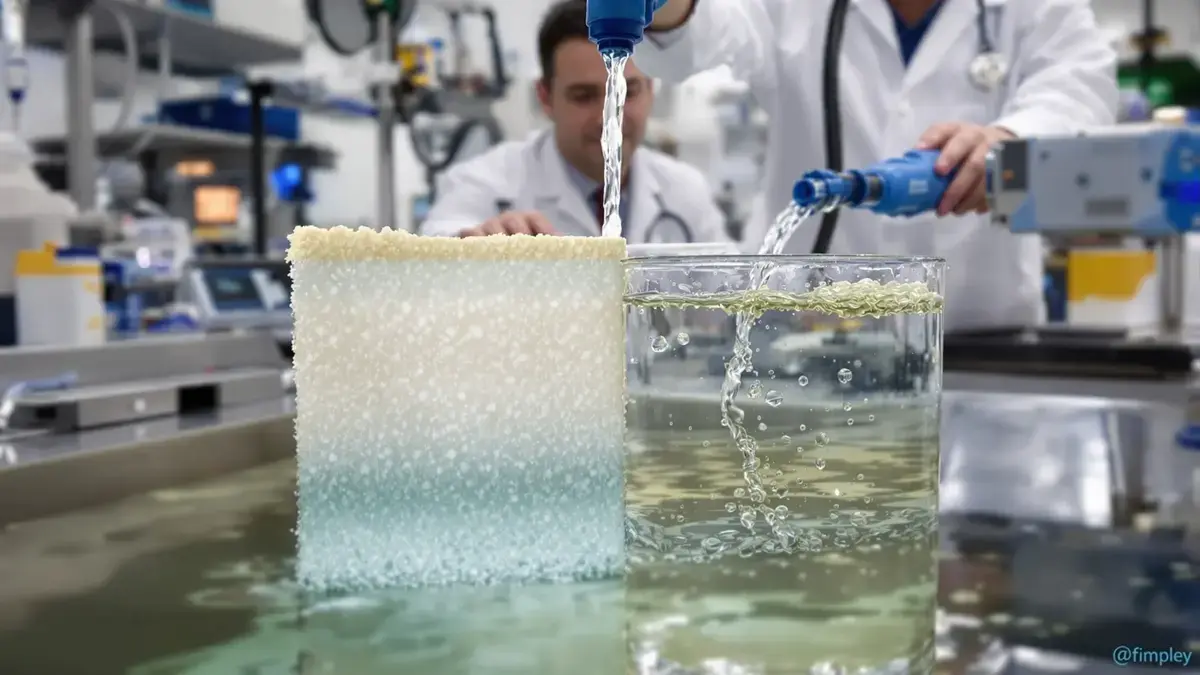 Een hoop voor het milieu: een moleculaire spons zou onze toekomst kunnen veranderen.