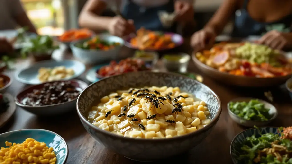 Het zou kunnen dat u al eens wespen hebt gegeten zonder het te weten, ontdek waarom dat niet verontrustend is.